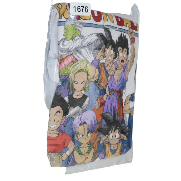 Dragon Ball Z Animation Retro Style White Graphic Mens T-Shirt Size Large - Picture 6 of 6
